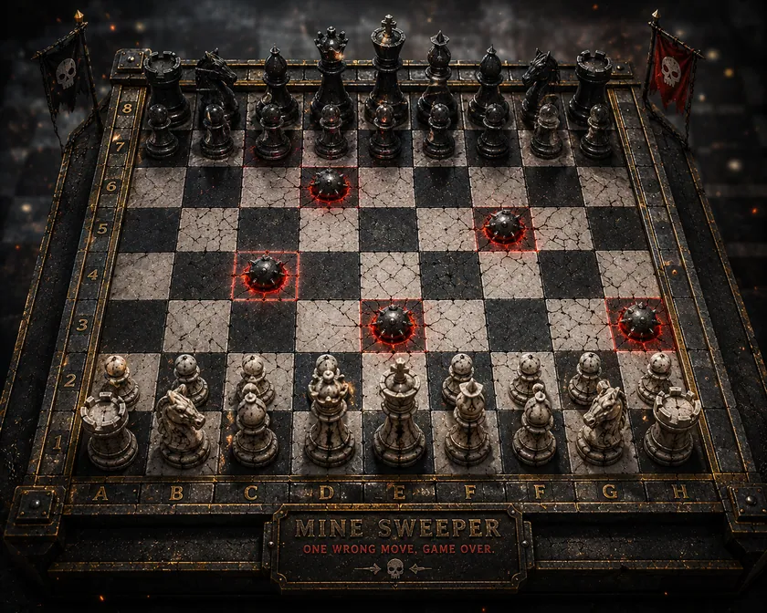 Minesweeper mutation artwork