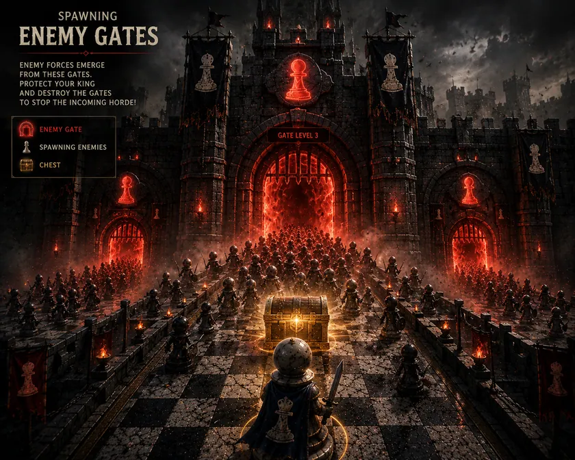 Spawning Enemy Gates mutation artwork