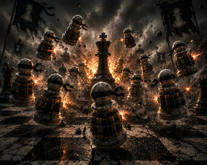 Suicidal Pawns mutation artwork
